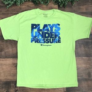 Champion Green Tee Shirt Size L